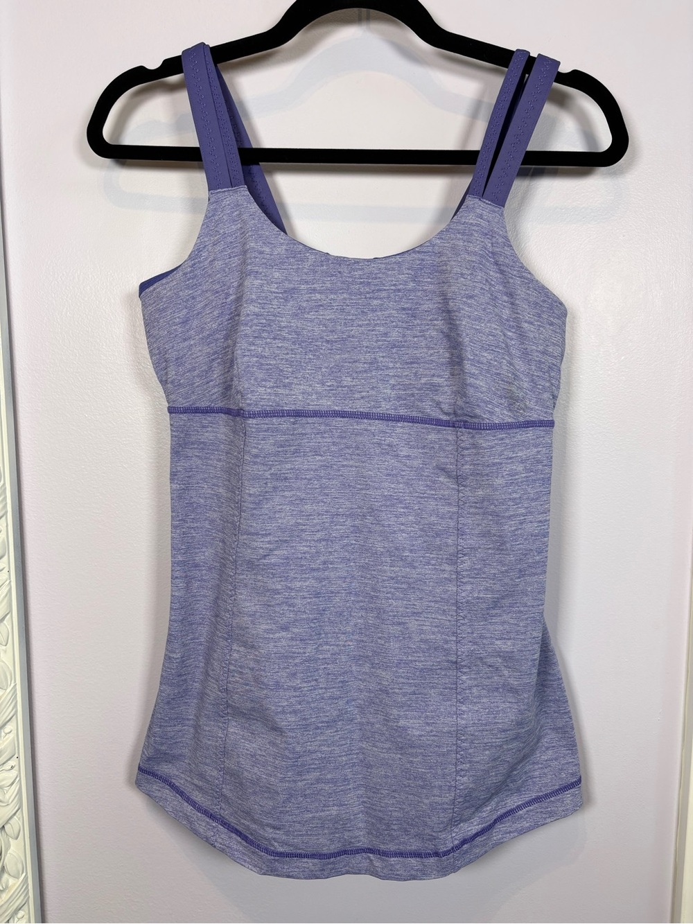 lululemon athletica Active Strength Heathered Lavender Athletic Sports Bra Tank
